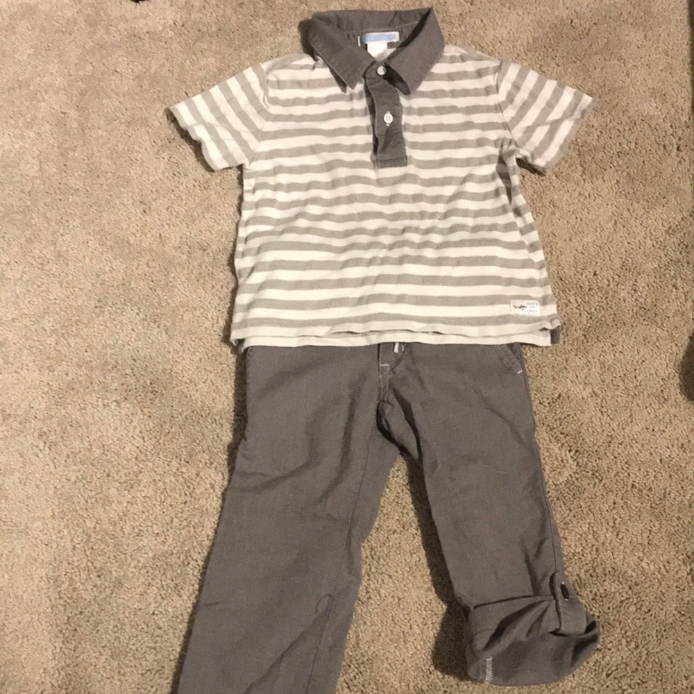 2 pc Janie and jack matching set